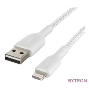 Belkin CAA002BT3MWH Lightning kábel 3 M Fehér