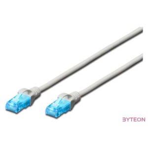 Digitus Premium CAT 5e U-UTP hálózati kábel Szürke 5 M Cat5e U,UTP (UTP)