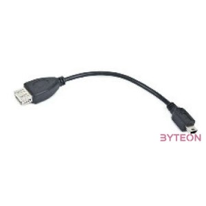 Gembird USB mini,USB 0.15m USB kábel 0,15 M USB 2.0 Mini-USB B USB A Fekete