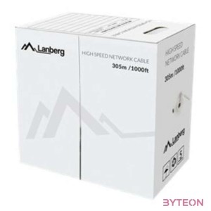 Lanberg LCU5-12CU-0305-S hálózati kábel Szürke 305 M Cat5e U,UTP (UTP)