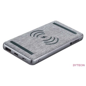 Sandberg 420-61 külső akkumulátor Lítium-polimer (LiPo) 10000 mAh Vezeték nélkül tölthető Fekete, Szürke