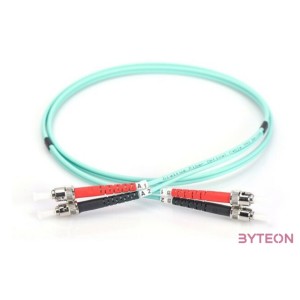 Digitus DK-2511-01,3 száloptikás kábel 1 M ST I-VH OM3 Türkizkék