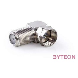 Nedis CSGP41942ME vezeték csatlakozó F-Type Ezüst