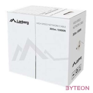 Lanberg LCU5-12CU-0305-S hálózati kábel Szürke 305 M Cat5e U,UTP (UTP)