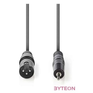 Nedis COTH15300GY30 audio kábel 3 M XLR (3-pin) Szürke