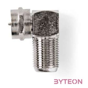 Nedis CSGP41942ME vezeték csatlakozó F-Type Ezüst