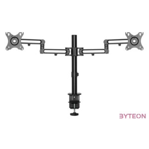 StarTech.com ARMDUAL3 asztali TV konzol 81,3 cm (32) Rögzítőelemes Fekete