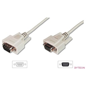 Digitus AK-610203-050-E VGA kábel 5 M VGA (D-Sub) Bézs