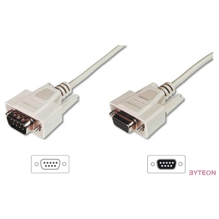 Digitus AK-610203-050-E VGA kábel 5 M VGA (D-Sub) Bézs