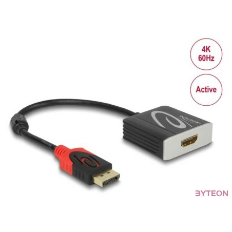 DeLOCK 65207 video átalakító kábel 0,2 M DisplayPort HDMI
