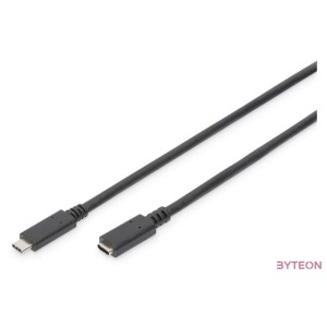Digitus AK-300210-015-S USB kábel 1,5 M USB 3.2 Gen 1 (3.1 Gen 1) USB C Fekete