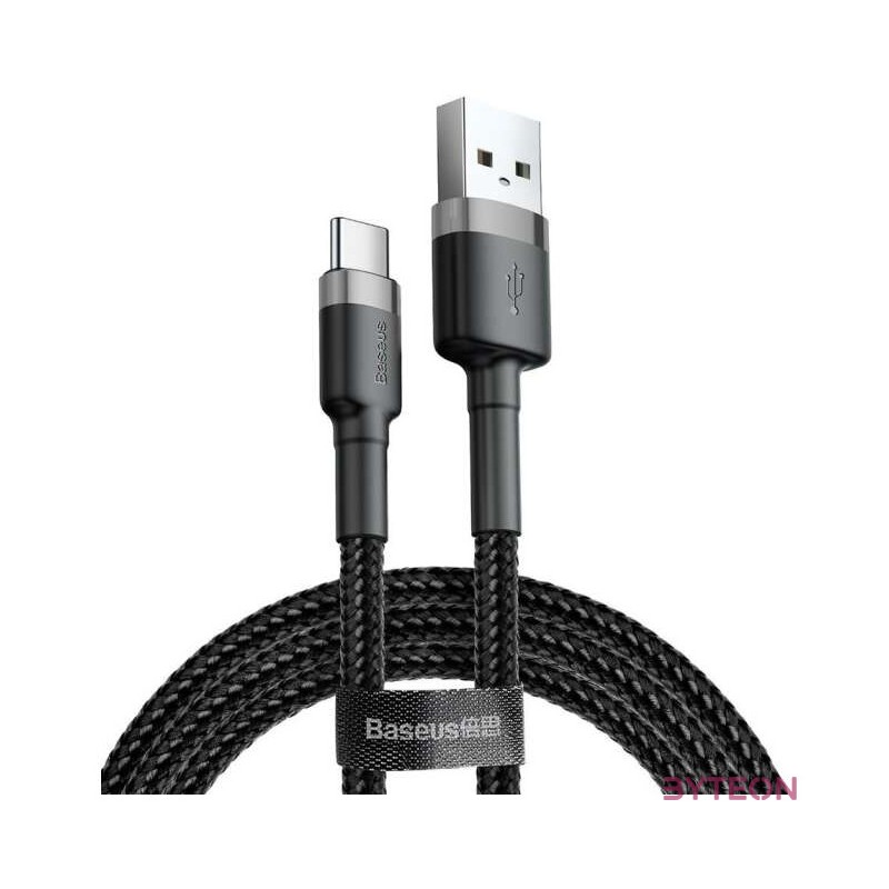 Baseus Cafule USB kábel 0,5 M USB 2.0 USB A USB C Fekete