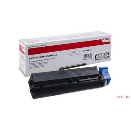 OKI 45807111 (B432/B512/MB492/MB562) - Fekete
