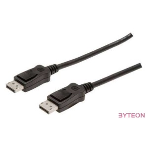 Digitus AK-340103-050-S DisplayPort kábel 5 M Fekete