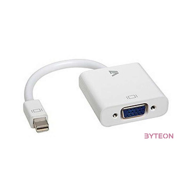 V7 CBL-MV1WHT-5E video átalakító kábel 0,17 M mini DisplayPort VGA (D-Sub) Fehér