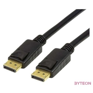 LogiLink CV0120 DisplayPort kábel 2 M Fekete