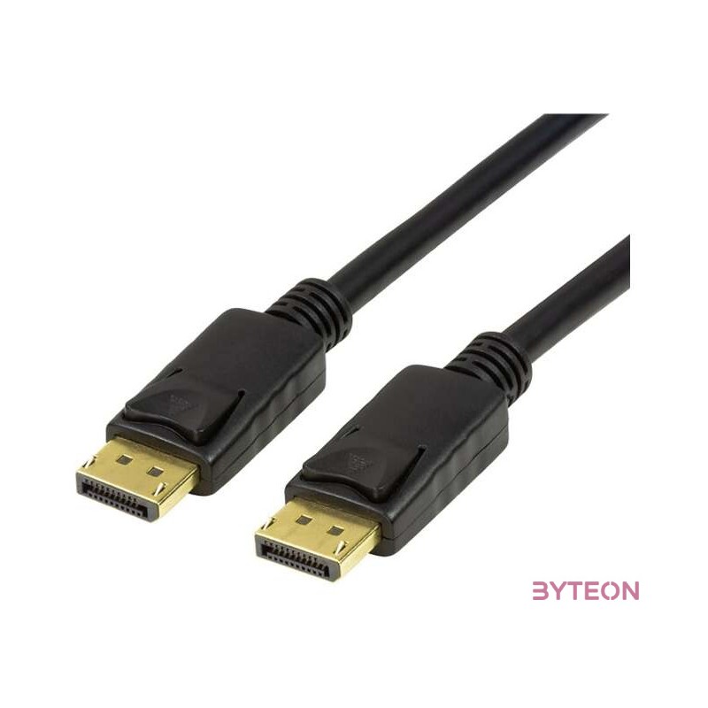 LogiLink CV0120 DisplayPort kábel 2 M Fekete