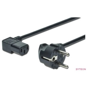 Digitus AK-440102-018-S tápkábel Fekete 1,8 M CEE7,7 IEC C13