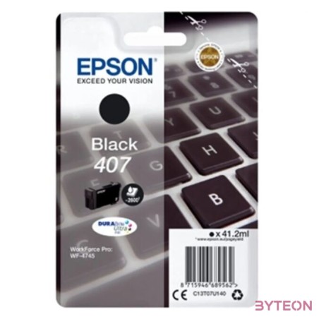Epson WF-4745 tintapatron 1 dB Kompatibilis Nagy (XL) kapacitású Cián
