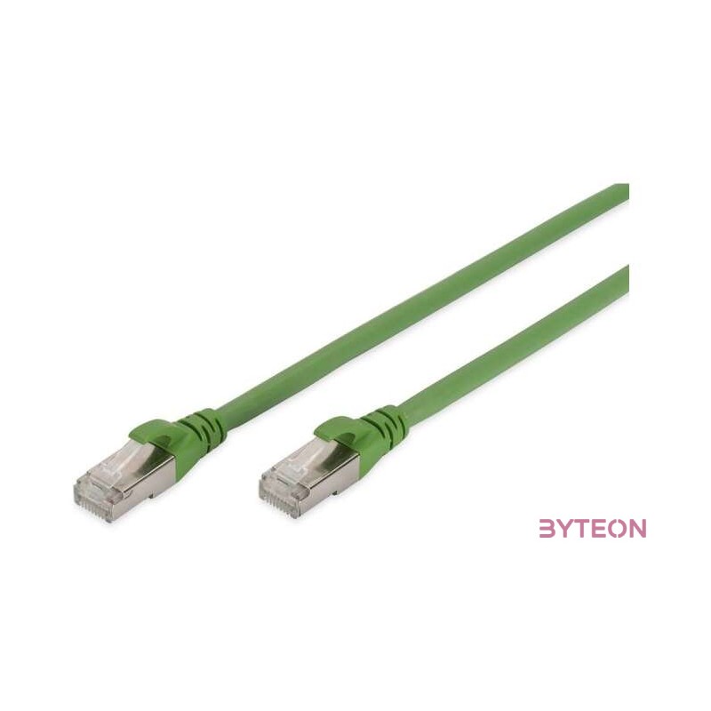 Digitus DK-1644-A-PUR-020 hálózati kábel Zöld 2 M Cat6a S,FTP (S-STP)