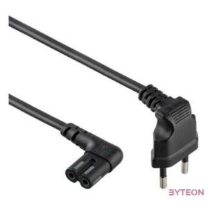 Gembird PC-184L tápkábel Fekete 1 M CEE7,16 C7 csatlakozó