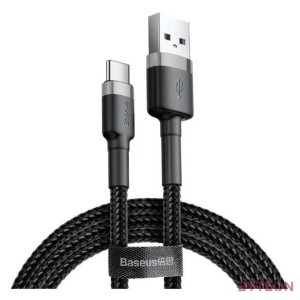 Baseus Cafule USB kábel 0,5 M USB 2.0 USB A USB C Fekete