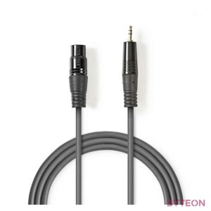 Nedis COTH15320GY10 audio kábel 1 M XLR (3-pin) Szürke
