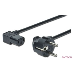 Digitus AK-440102-018-S tápkábel Fekete 1,8 M CEE7,7 IEC C13