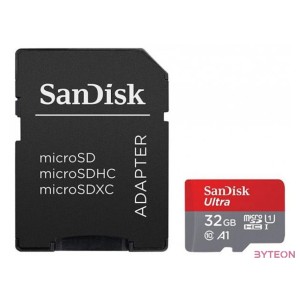 SanDisk Ultra memóriakártya 32 GB MicroSDHC Class 10