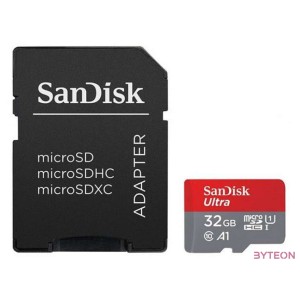 SanDisk Ultra memóriakártya 32 GB MicroSDHC Class 10