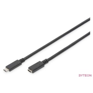 Digitus AK-300210-015-S USB kábel 1,5 M USB 3.2 Gen 1 (3.1 Gen 1) USB C Fekete