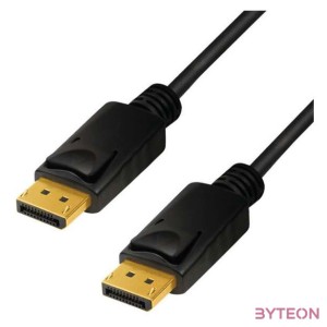 LogiLink CV0120 DisplayPort kábel 2 M Fekete