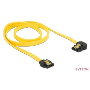 DeLOCK 0.7m SATA M,M SATA kábel 0,7 M Sárga