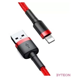 Baseus CALKLF-A09 Lightning kábel 0,5 M Vörös