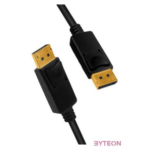 LogiLink CV0120 DisplayPort kábel 2 M Fekete