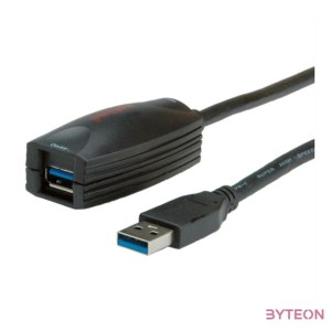 ROLINE USB 3.0 Active Repeater USB kábel 5 M USB A Fekete