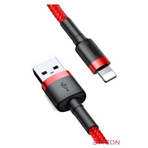 Baseus CALKLF-A09 Lightning kábel 0,5 M Vörös