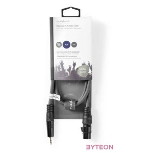 Nedis COTH15320GY10 audio kábel 1 M XLR (3-pin) Szürke