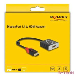 DeLOCK 65207 video átalakító kábel 0,2 M DisplayPort HDMI