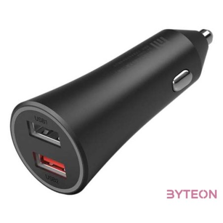 Xiaomi Mi 37W Dual-Port Car Charger Fekete Automatikus