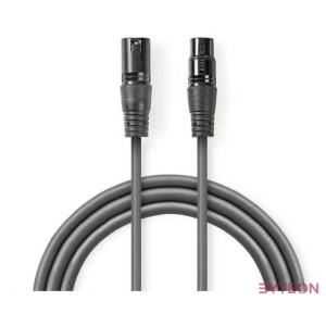 Nedis COTG15010GY200 audio kábel XLR (3-pin) Szürke