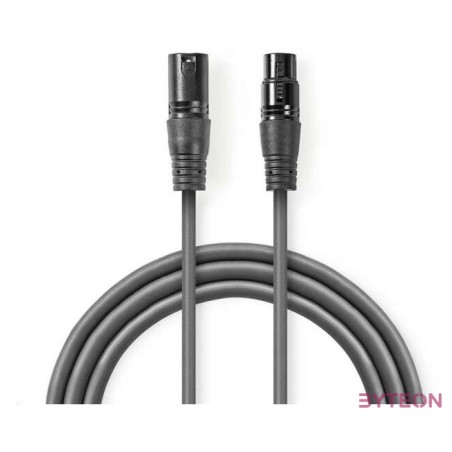 Nedis COTG15010GY200 audio kábel XLR (3-pin) Szürke