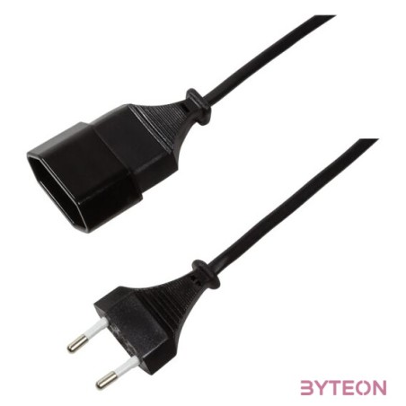 LogiLink 2m, 2xCEE 7,16 Fekete CEE7,16