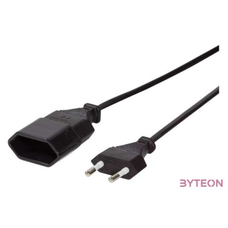 LogiLink 1m, 2xCEE 7,16 Fekete CEE7,16