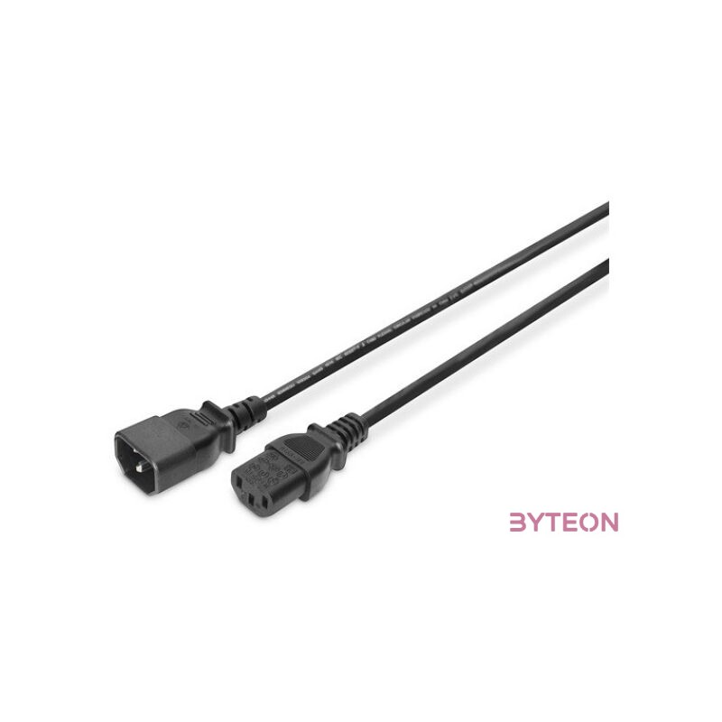 Digitus AK-440201-050-S tápkábel Fekete 5 M C13 csatlakozó IEC C13