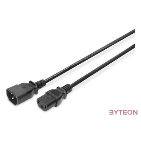 Digitus AK-440201-050-S tápkábel Fekete 5 M C13 csatlakozó IEC C13