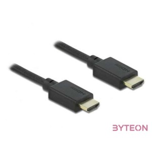 DeLOCK 85389 HDMI kábel 2,5 M HDMI A-típus (Standard) Fekete