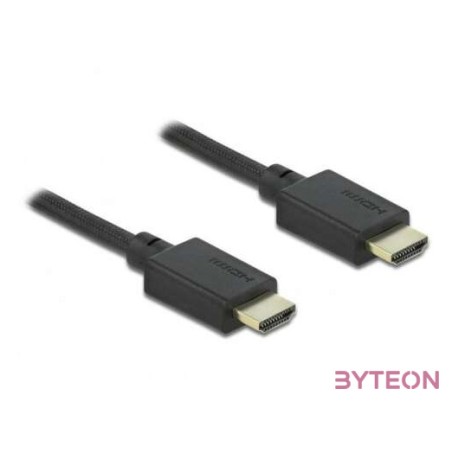 DeLOCK 85389 HDMI kábel 2,5 M HDMI A-típus (Standard) Fekete
