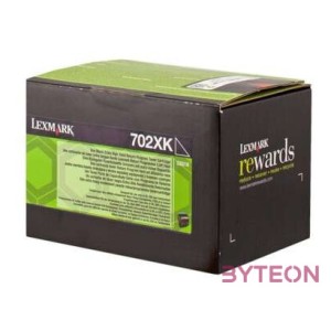 Lexmark 702XK Eredeti Fekete 1 dB