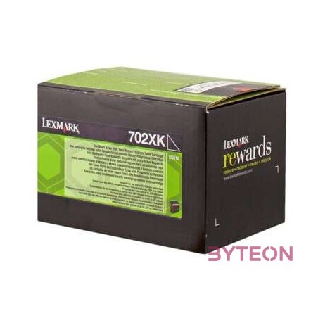 Lexmark 702XK Eredeti Fekete 1 dB